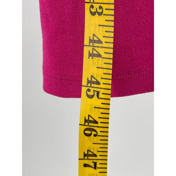 LULU'S M All About the Glitz Hot Pink One Shoulder Bodycon Dress NEW B128 *flaw - Picture 4 of 10